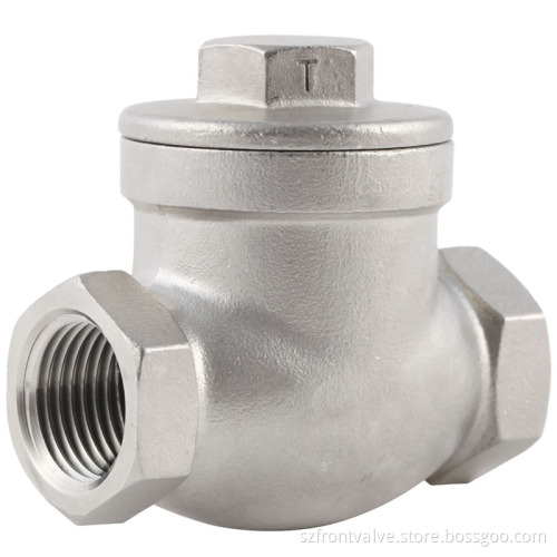 Stainless Steel Screwed Swing Check Valve